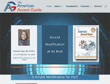 Tablet Screenshot of americanaccentguide.com